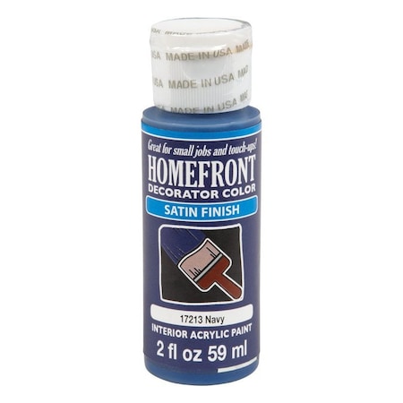 Plaid Homefront Satin Navy Hobby Paint 2 oz 17213N
